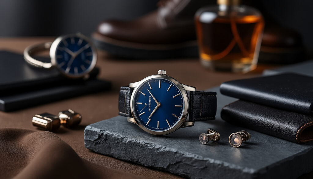 découvrez une sélection de montres et d’accessoires de prestige pour homme, alliant élégance, qualité et raffinement.