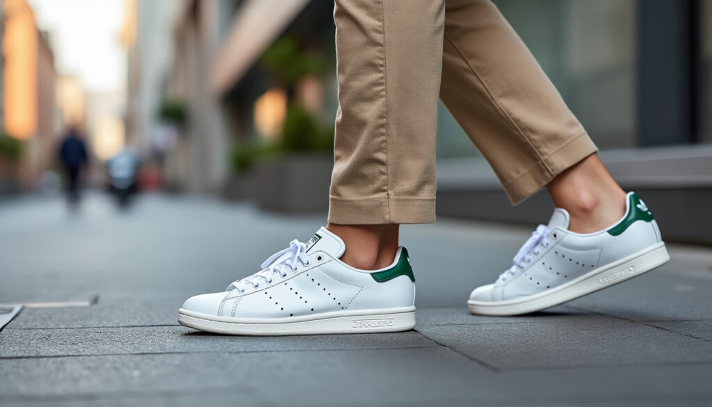 découvrez comment porter vos stan smith en cuir blanc avec style : conseils de tenues, associations de couleurs et astuces pour les garder impeccables.